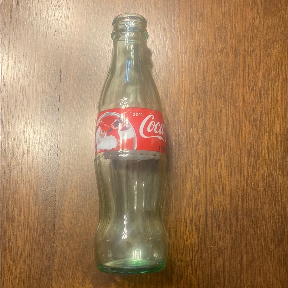2011 Christmas Coca-Cola Bottle with Iconic Red Label